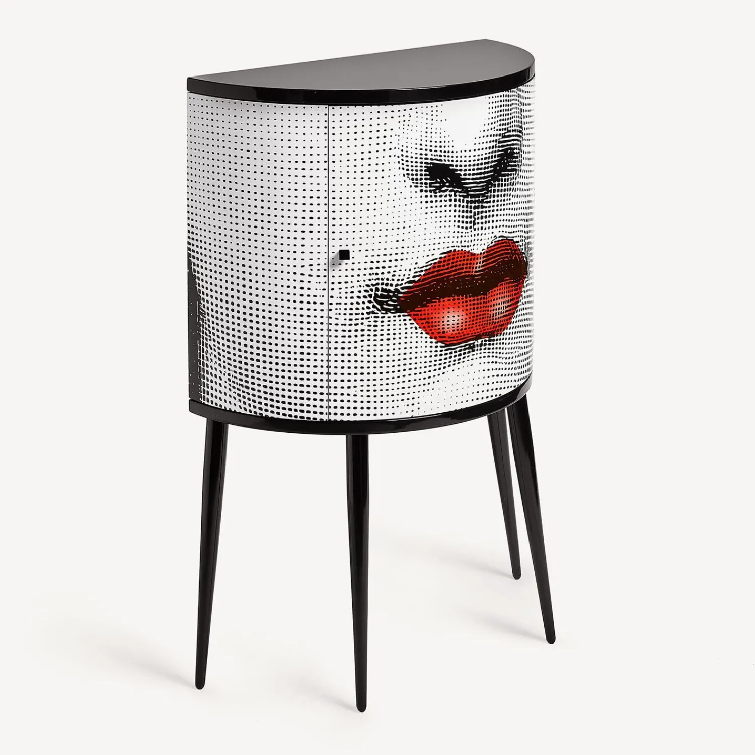 Storage Consoles<Fornasetti Console Bocca White/Black/Red