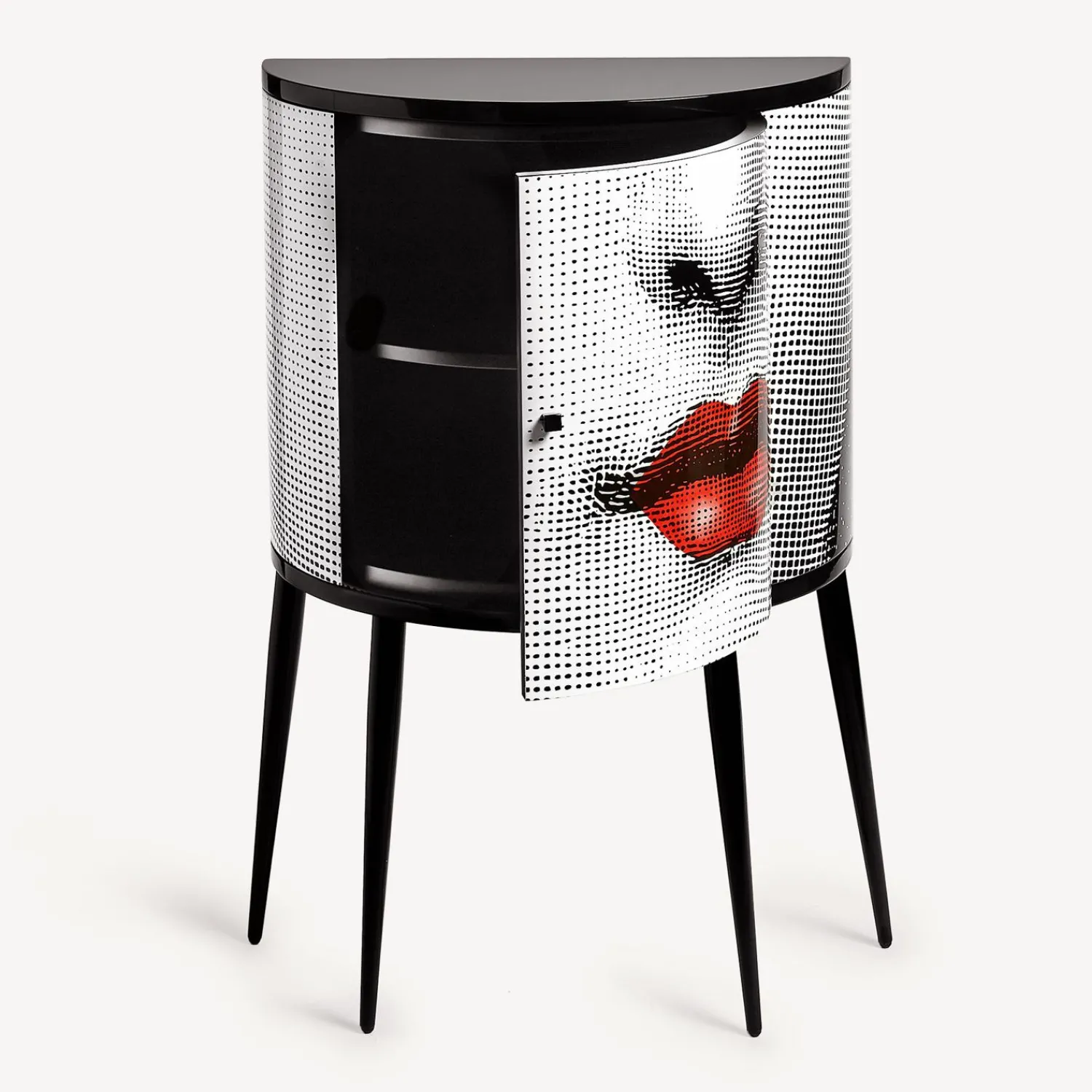 Storage Consoles<Fornasetti Console Bocca White/Black/Red
