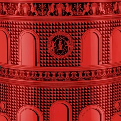 Storage Consoles<Fornasetti Console Facciata Quattrocentesca Red/Black