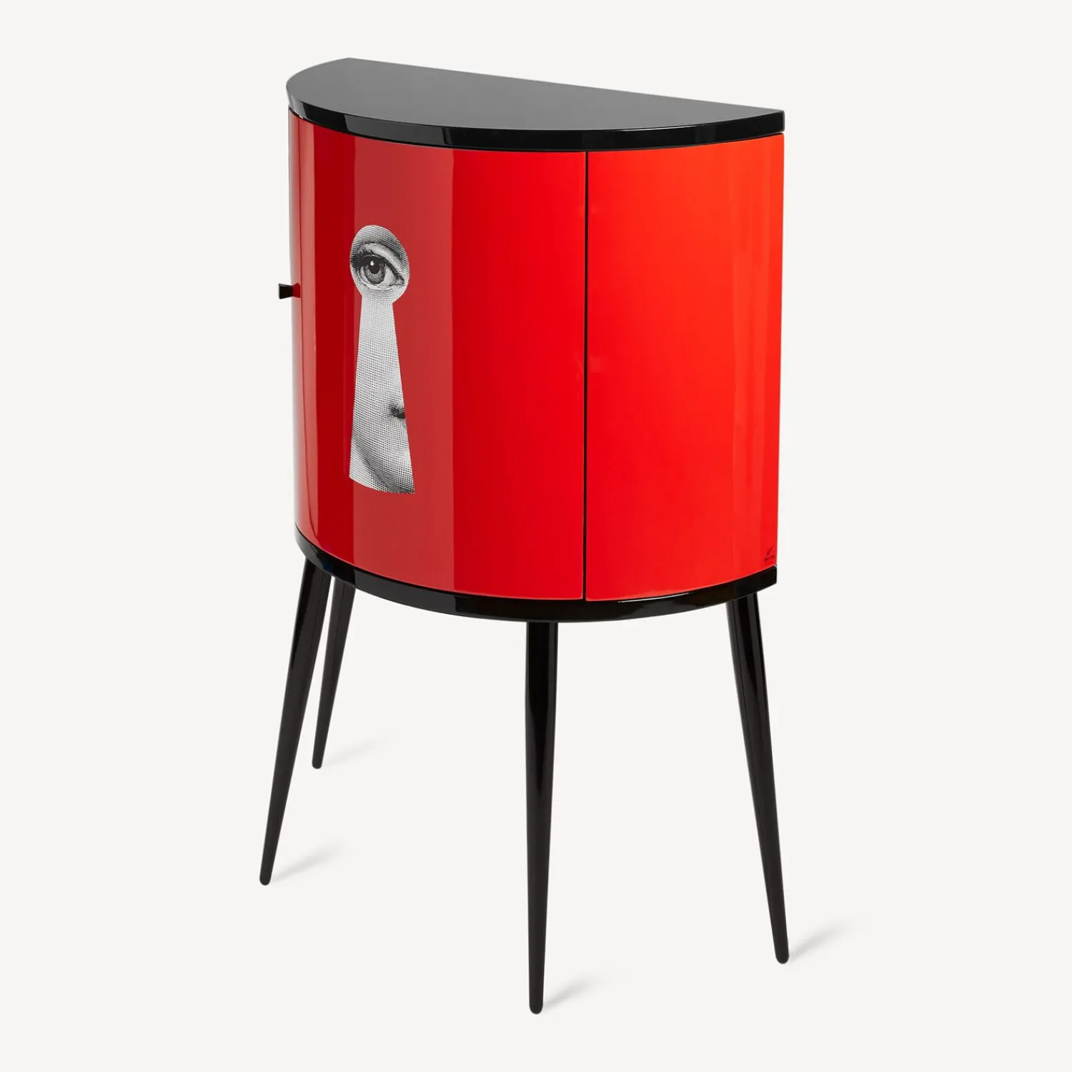 Storage Consoles<Fornasetti Console Serratura White/Black/Red