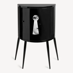 Storage Consoles<Fornasetti Console Serratura White/Black/Gold