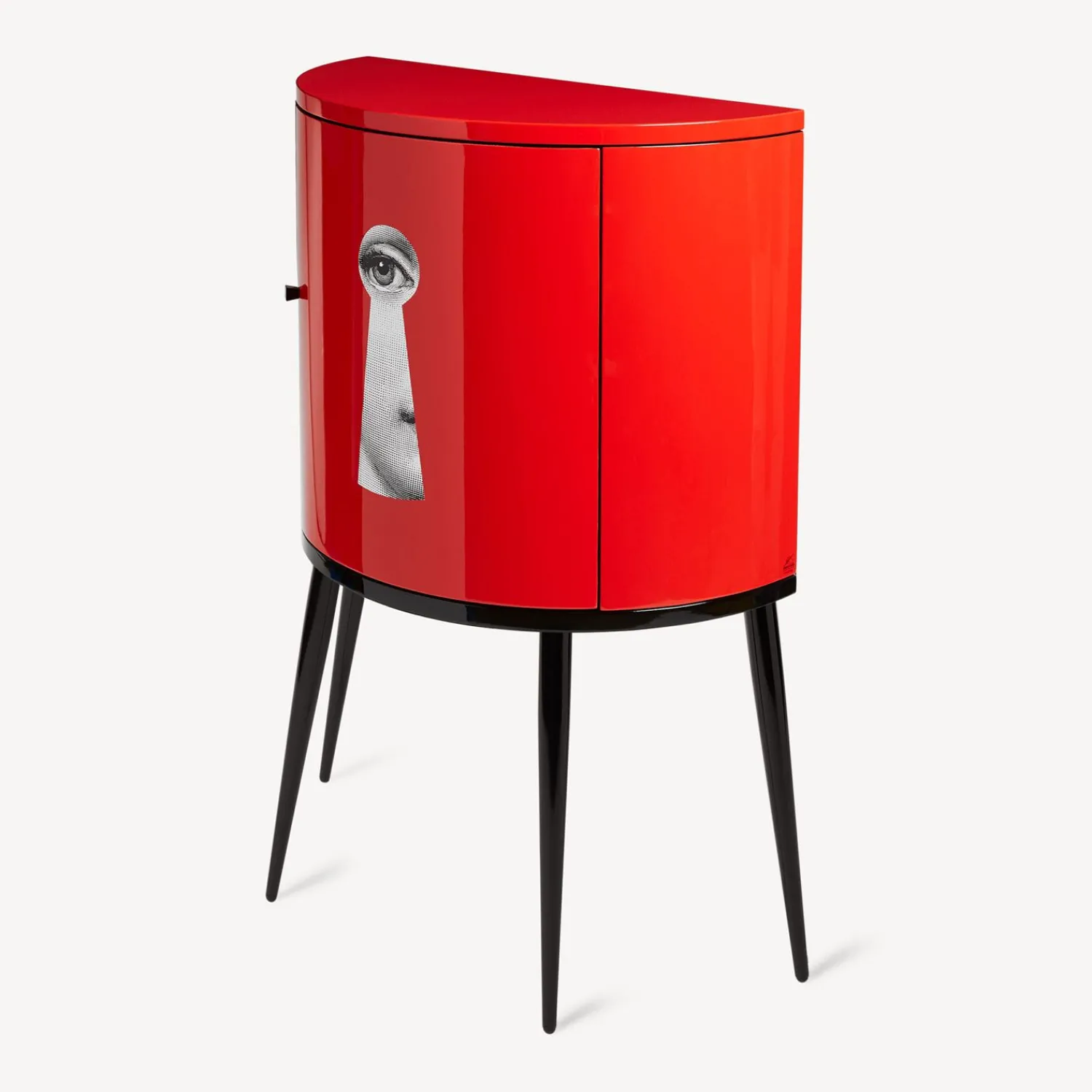 Storage Consoles<Fornasetti Console Serratura White/Black/Red