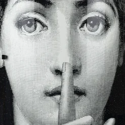 Storage Consoles<Fornasetti Console Silenzio White/Black
