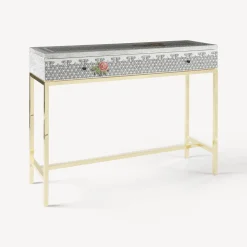Storage Consoles<Fornasetti Console With Drawer Musciarabia Con Rose Multicolour