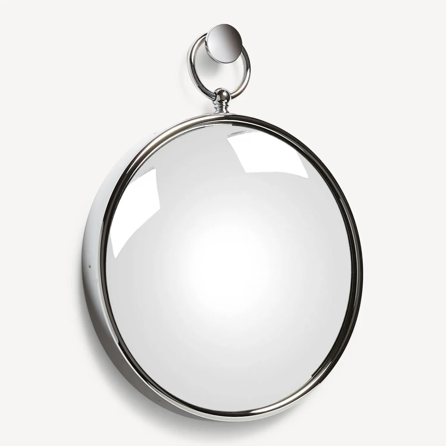 Design Mirrors<Fornasetti Convex Magic Mirror With Chromed Frame Silver