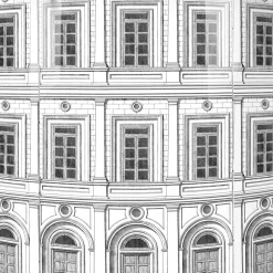 Cabinets<Fornasetti Corner Cabinet Architettura White/Black