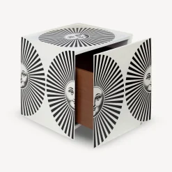 Cabinets<Fornasetti Cube With Drawer Sole Raggiante White/Black