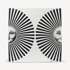 Cabinets<Fornasetti Cube With Drawer Sole Raggiante White/Black