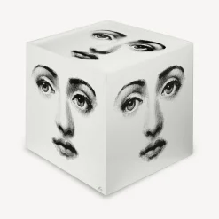 Cabinets<Fornasetti Cube With Drawer Viso White/Black