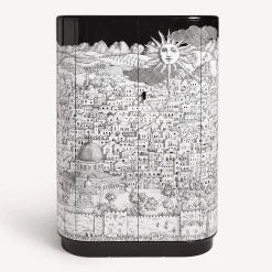 Curved Cabinets<Fornasetti Curved Cabinet Gerusalemme White/Black