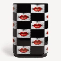 Curved Cabinets<Fornasetti Curved Cabinet Kiss White/Black/Red