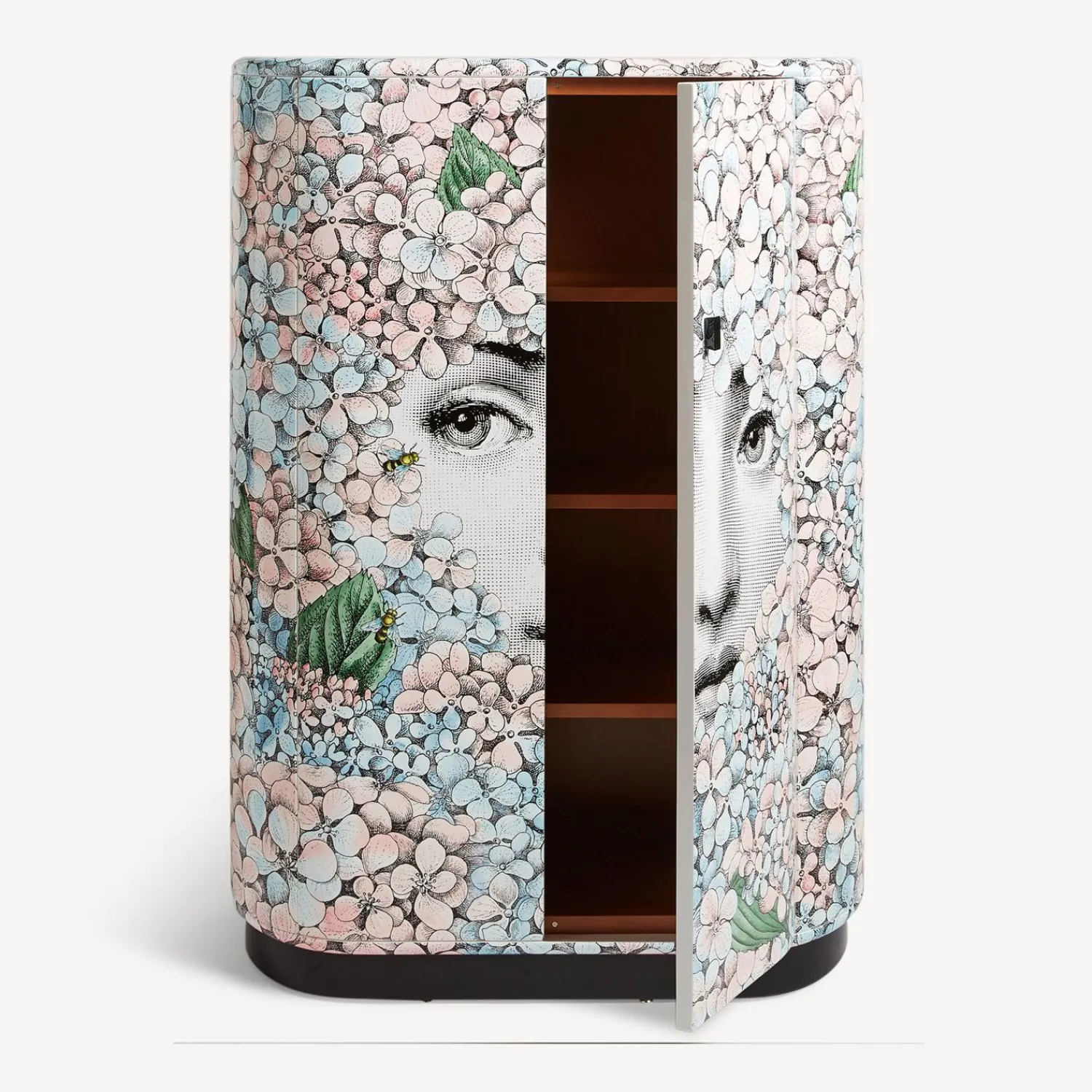 Curved Cabinets<Fornasetti Curved Cabinet Ortensia Multicolour