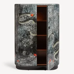 Curved Cabinets<Fornasetti Curved Cabinet Peccato Originale Multicolour