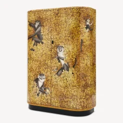Curved Cabinets<Fornasetti Curved Cabinet Scimmie E Foglie Multicolour