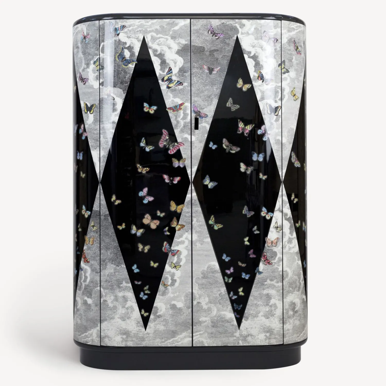 Curved Cabinets<Fornasetti Curved Cabinet Volo Magico Multicolour