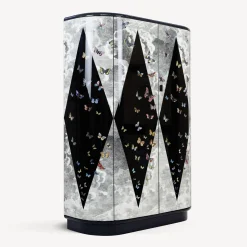 Curved Cabinets<Fornasetti Curved Cabinet Volo Magico Multicolour