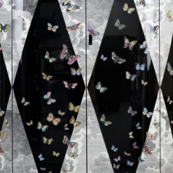 Curved Cabinets<Fornasetti Curved Cabinet Volo Magico Multicolour