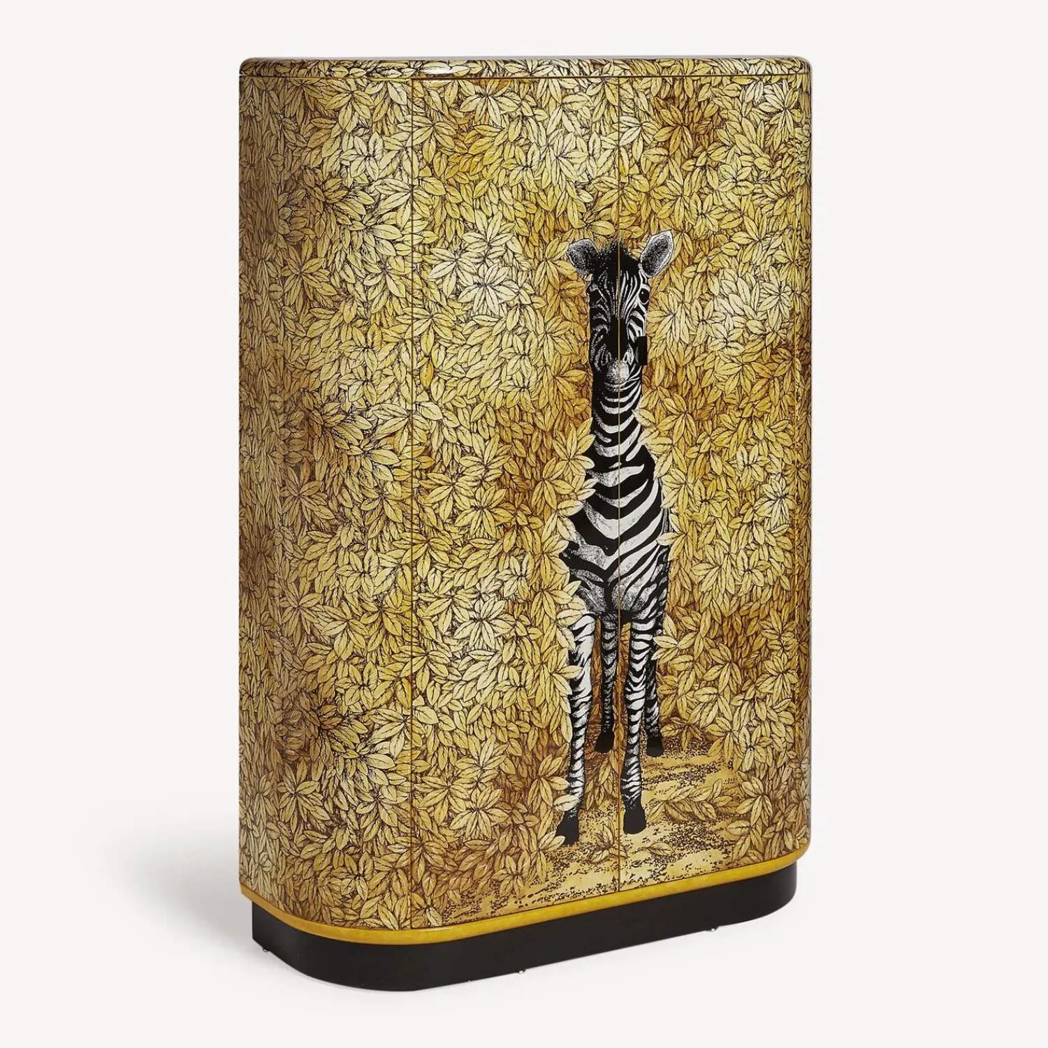 Curved Cabinets<Fornasetti Curved Cabinet Zebra Multicolour