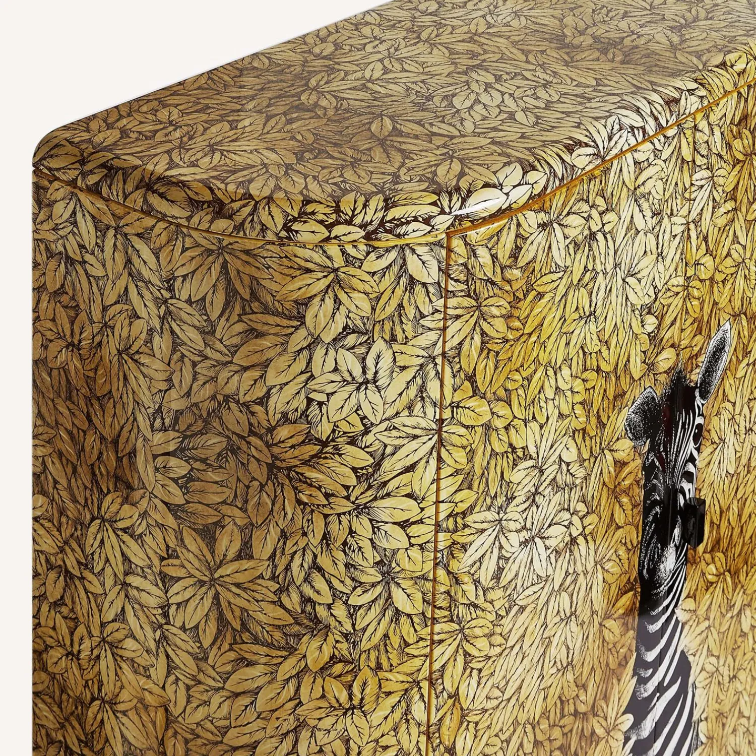 Curved Cabinets<Fornasetti Curved Cabinet Zebra Multicolour