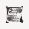 Cushions<Fornasetti Cushion Abbaglio White/Black