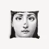 Cushions<Fornasetti Cushion Ape White/Black