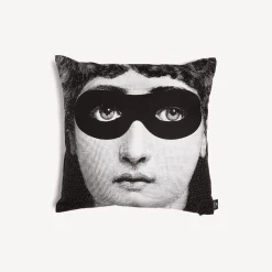 Cushions<Fornasetti Cushion Burlesque White/Black