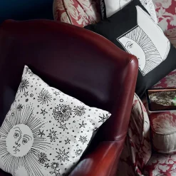 Cushions<Fornasetti Cushion Solamente White/Black