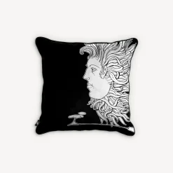 Cushions<Fornasetti Cushion Solitudo White/Black