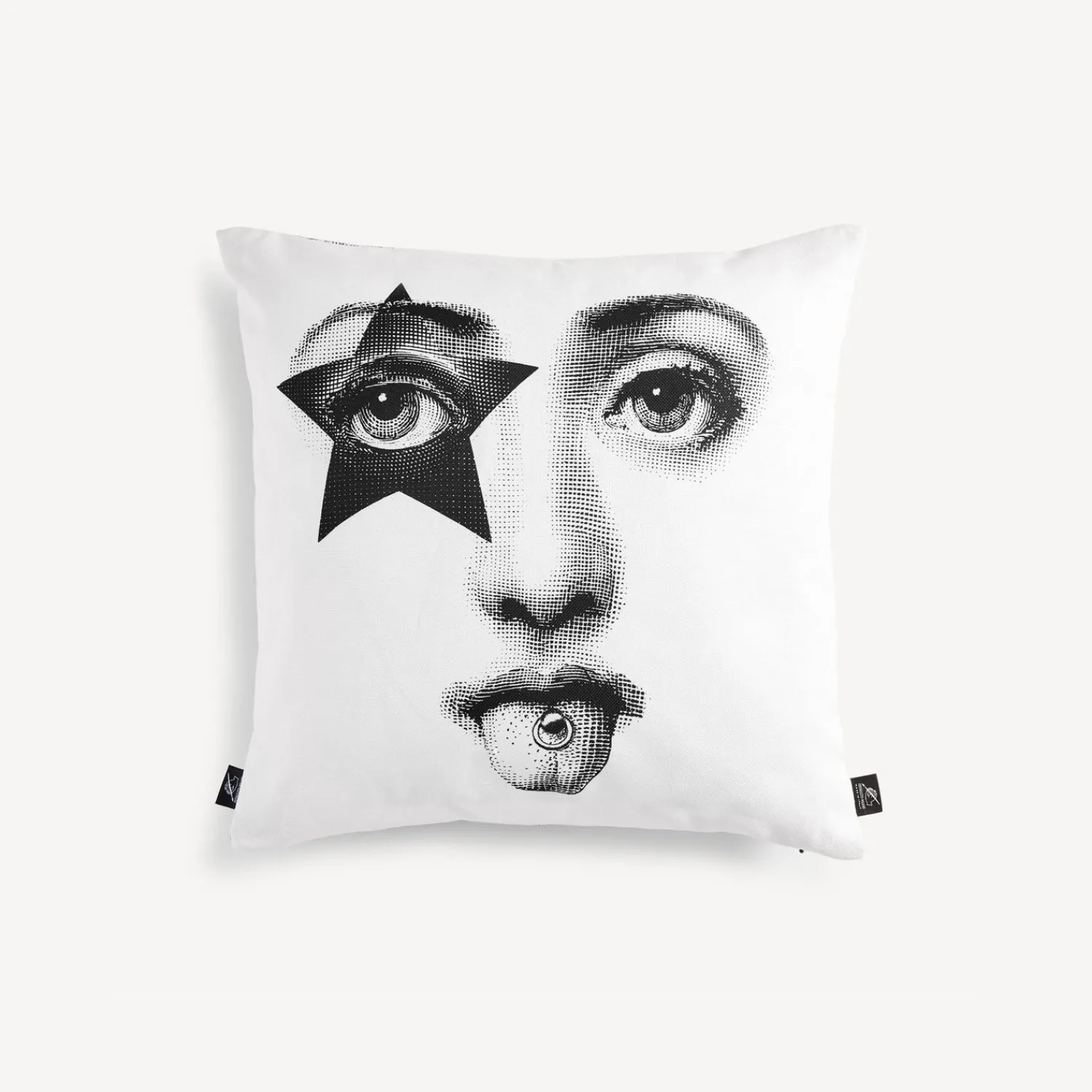 Cushions<Fornasetti Cushion Tema E Variazioni N.381 White/Black