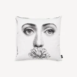 Cushions<Fornasetti Cushion Tema E Variazioni N. 393 White/Black
