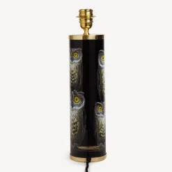 Lamps And Lampshades<Fornasetti Cylindrical Lamp Base Civette Multicolour