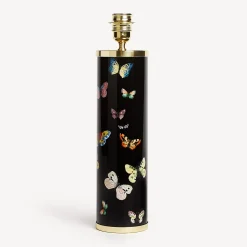Lamps And Lampshades<Fornasetti Cylindrical Lamp Base Farfalle Multicolour