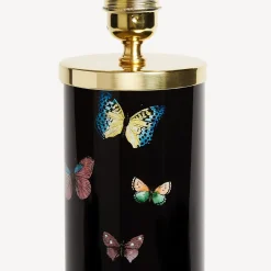 Lamps And Lampshades<Fornasetti Cylindrical Lamp Base Farfalle Multicolour