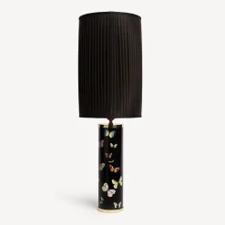 Lamps And Lampshades<Fornasetti Cylindrical Lamp Base Farfalle Multicolour