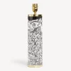 Lamps And Lampshades<Fornasetti Cylindrical Lamp Base Gerusalemme White/Black