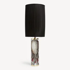 Lamps And Lampshades<Fornasetti Cylindrical Lamp Base Polipo Multicolour