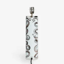 Lamps And Lampshades<Fornasetti Cylindrical Lamp Base Polipo Multicolour