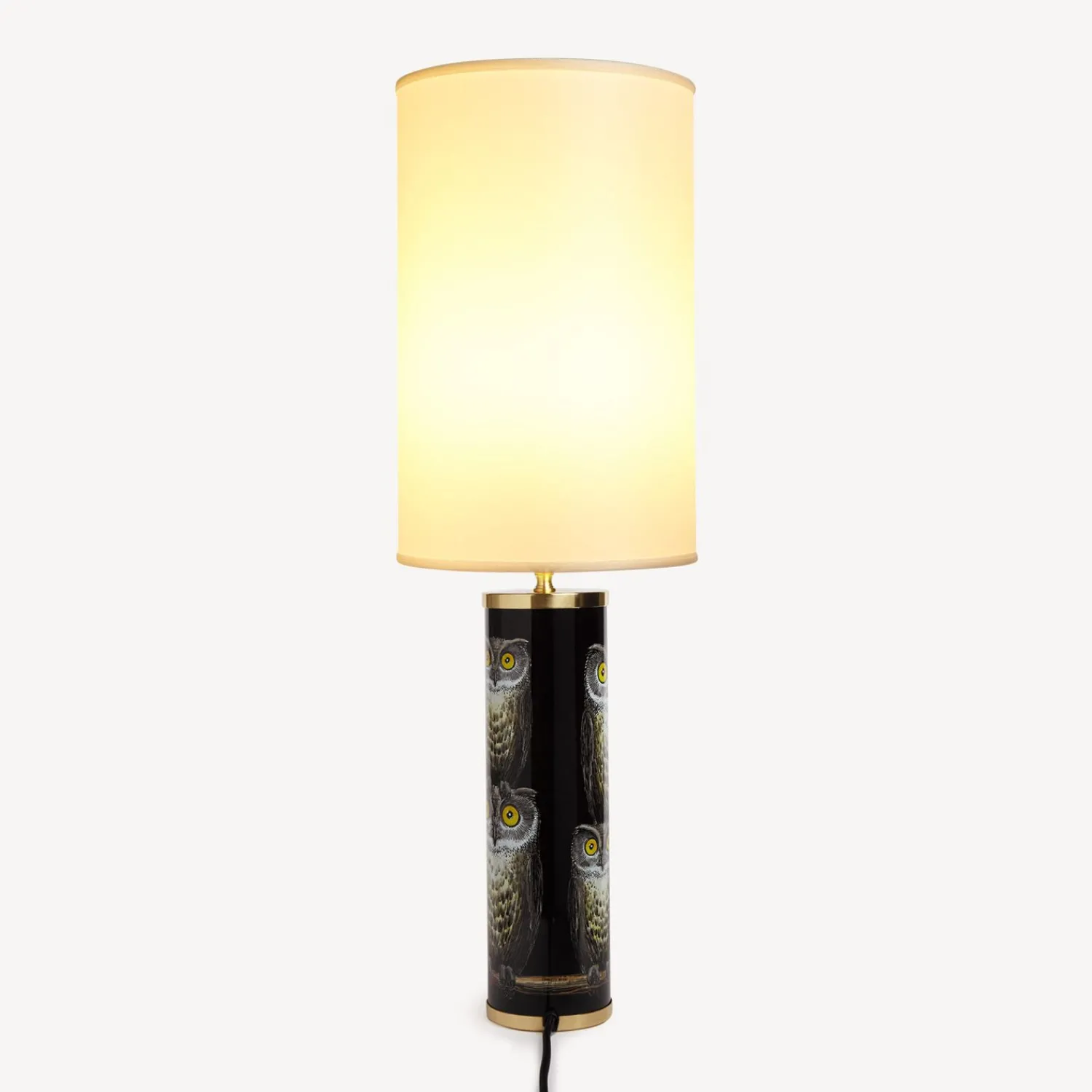 Lamps And Lampshades<Fornasetti Cylindrical Lampshade White