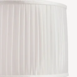 Lamps And Lampshades<Fornasetti Cylindrical Lampshade In Pleated Fabric White
