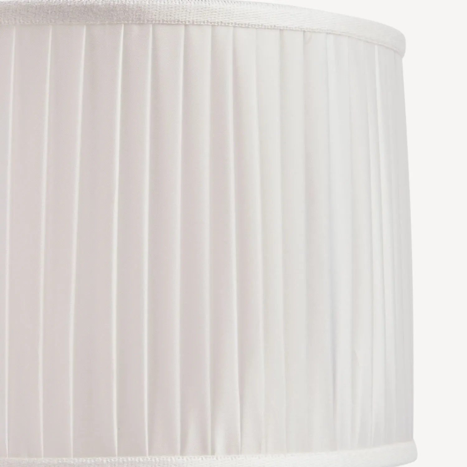 Lamps And Lampshades<Fornasetti Cylindrical Lampshade In Pleated Fabric White