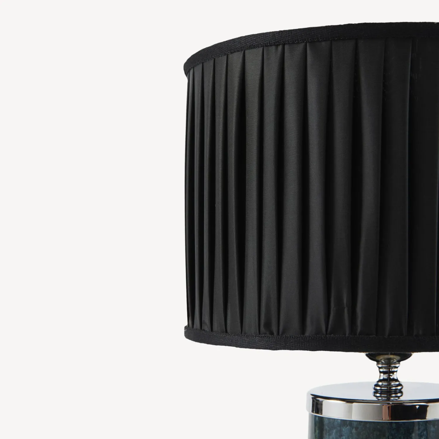 Lamps And Lampshades<Fornasetti Cylindrical Lampshade In Pleated Fabric Black
