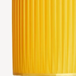 Lamps And Lampshades<Fornasetti Cylindrical Pleated Lampshade Yellow