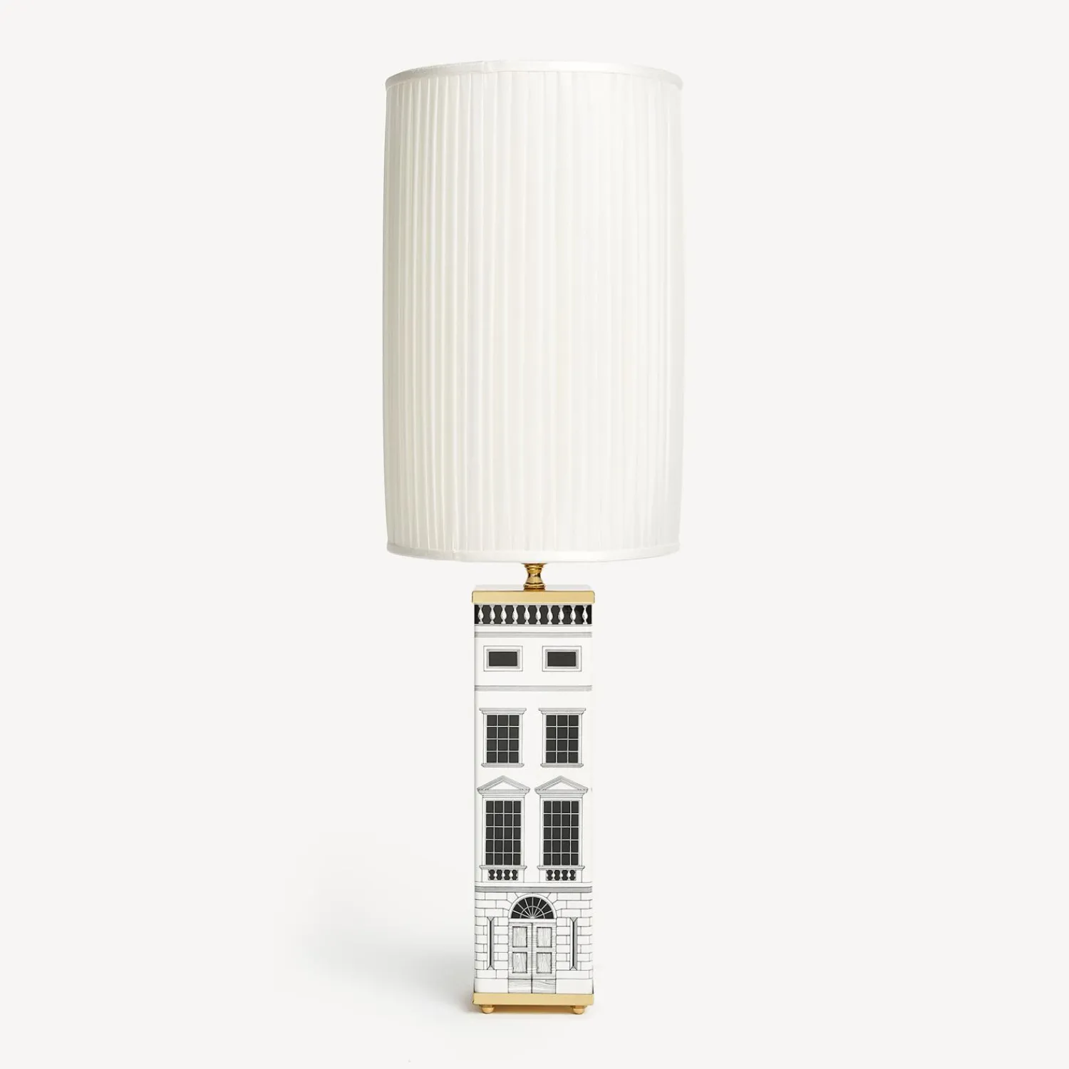 Lamps And Lampshades<Fornasetti Cylindrical Pleated Lampshade White