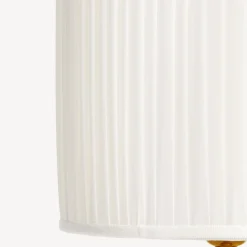 Lamps And Lampshades<Fornasetti Cylindrical Pleated Lampshade White