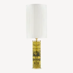 Lamps And Lampshades<Fornasetti Cylindrical Pleated Lampshade White