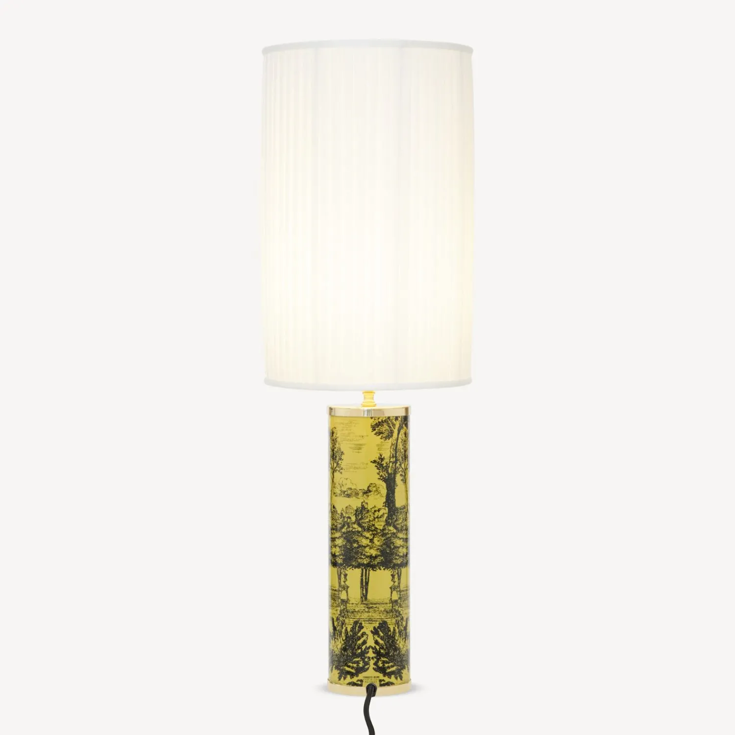 Lamps And Lampshades<Fornasetti Cylindrical Pleated Lampshade White