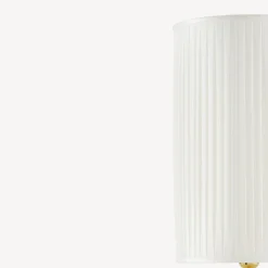 Lamps And Lampshades<Fornasetti Cylindrical Pleated Lampshade White