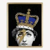 Decorative Panels<Fornasetti Decorative Panel Tema E Variazioni N.389 White/Black/Blue/Gold