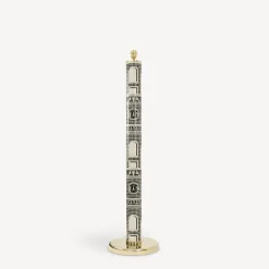 Lamps And Lampshades<Fornasetti Floor Lamp Facciata Quattrocentesca Black/Ivory