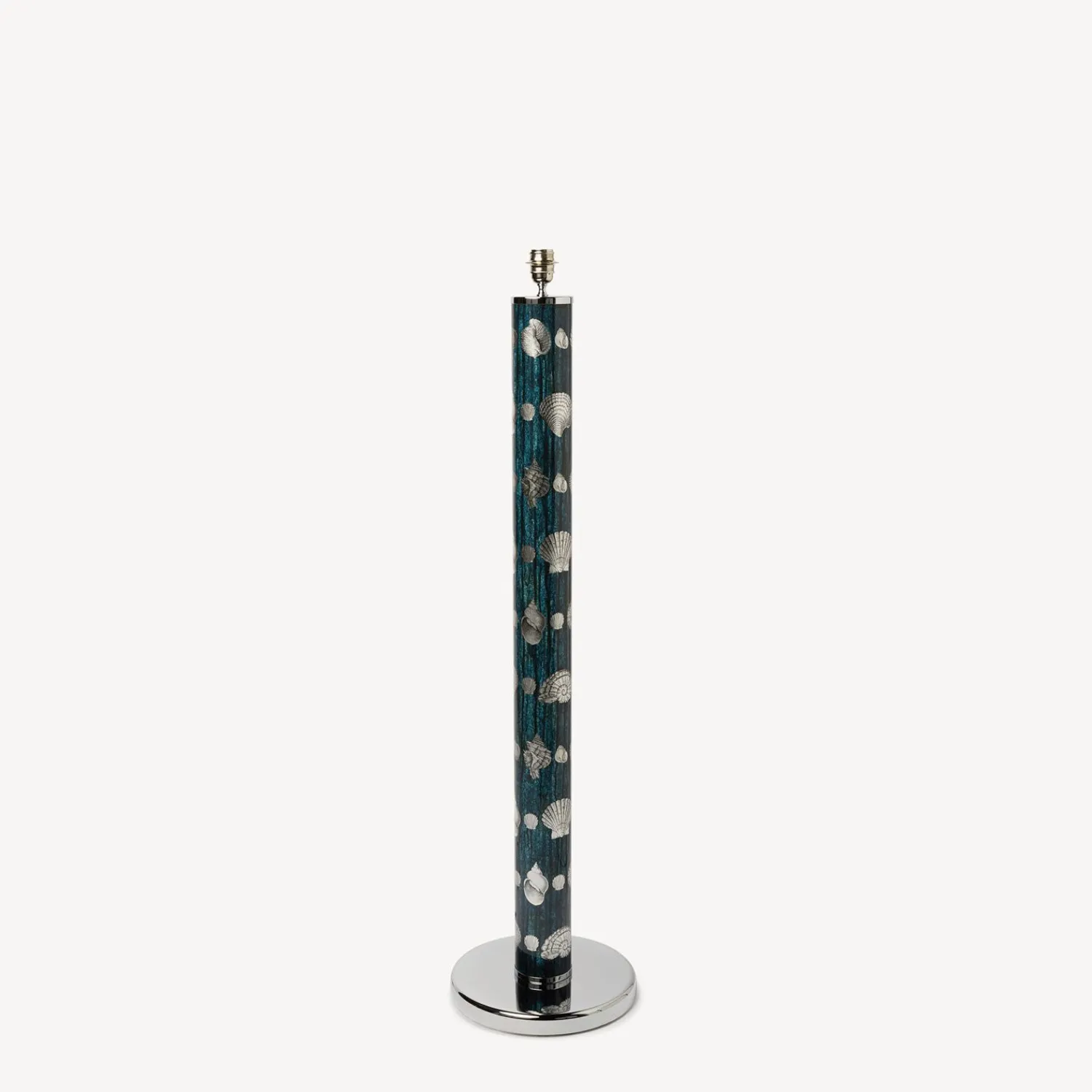 Lamps And Lampshades<Fornasetti Floor Lamp Giro Di Conchiglie Silver/Blue